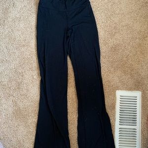 Flare black leggings